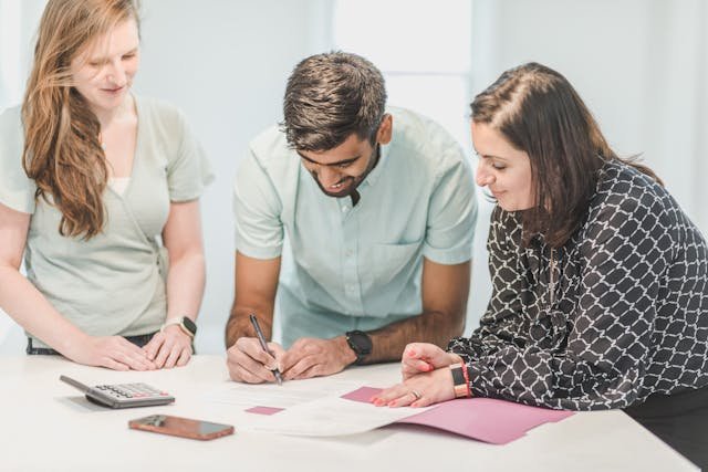 Mobile Notary Signing a Document