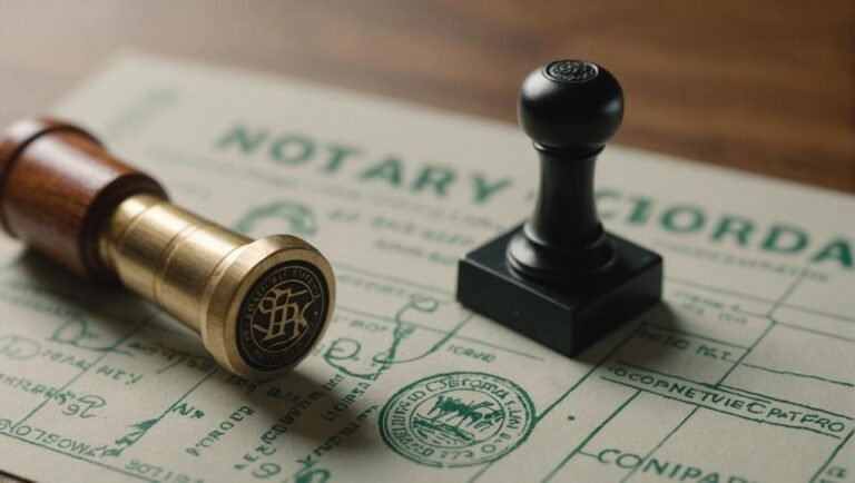 florida notary stamp fees